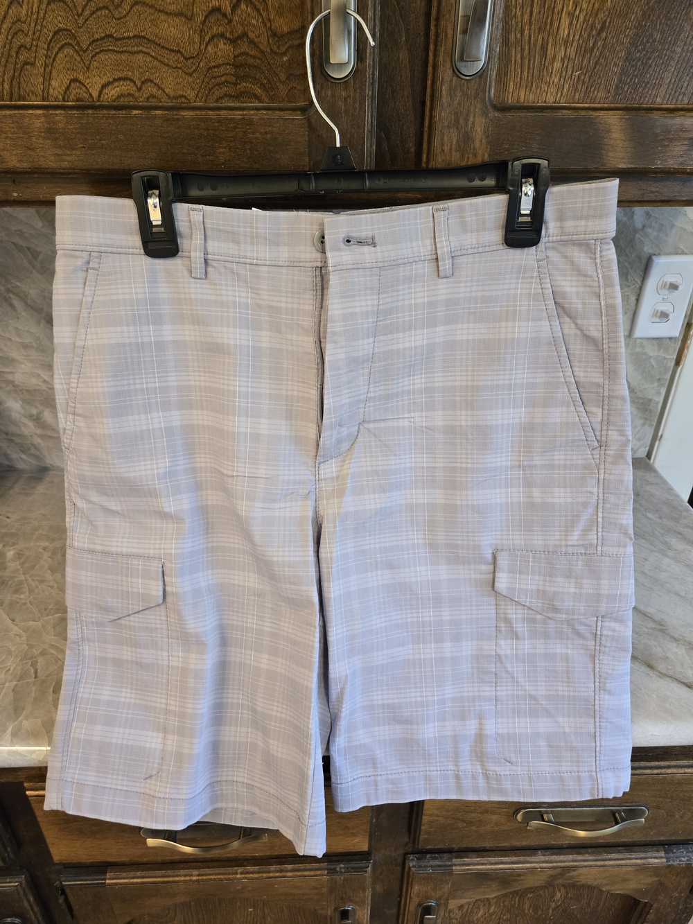 Greg Norman Collection Light Gray Shorts